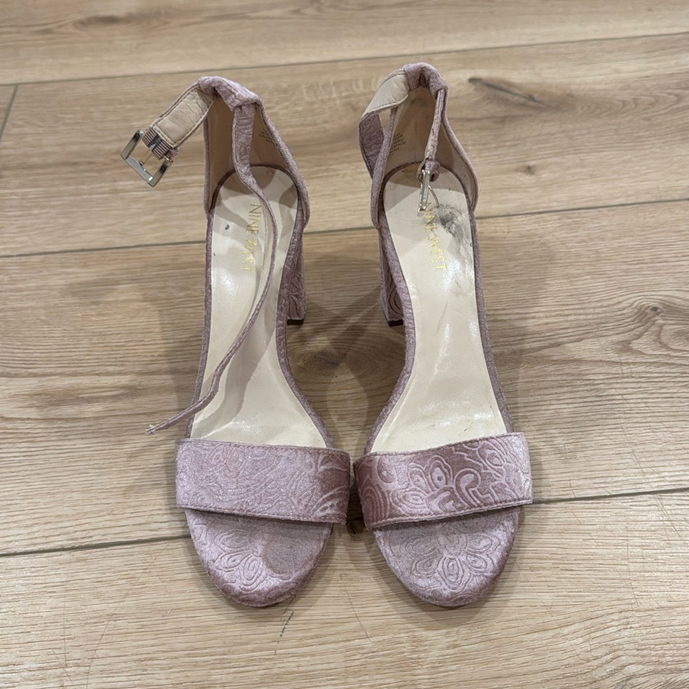 Nine West Velvet Heels